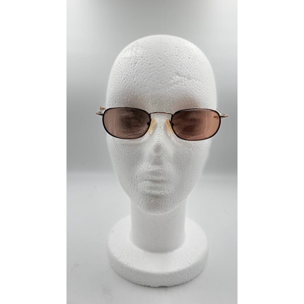 Vintage Enjoy Brown Copper Oval Sunglasses Glasses Frames Only